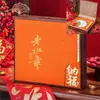 Caixa de Armazenamento de Bolo de Chá Branco Fuding Vintage 357g Embalagem de Chá Pu'Er Shou Mei Chá Branco Velho Caixa de Presente Vazia Personalização