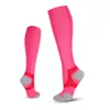 Calcetines de compresión deportiva 200N, calcetines de pantorrilla con presión y forro de rizo para deportes, fitness, running y entrenamiento, calcetines largos elásticos