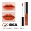 Brillo de Labios de Terciopelo Rojo Brillante, Brillo de Labios Mate Mate, Larga Duración, No Se Corre Fácilmente, No Se Pega Fácilmente a la Taza, Aceite Labial Pintalabios