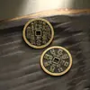 Latón de imitación 4.0 fantasma de montaña gastar dinero retro colgante de cobre aleación hebilla de seguridad colgante pequeño de cobre portátil al por mayor