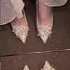 Nuevos Zapatos de Moda Exquisitos de Punta Fina y Tacón Alto para Mujer Primavera y Verano 2025, Zapatos de Salón Versátiles Cómodos de Nicho para Mujer