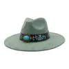 Aliexpress Amazon Otoño Top de Corazón de Gamuza Sombrero Fedora de Ala Ancha Sombrero Jazz de Ala Plana Sombrero de Caballero