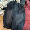 Jeans grosso forrado com fleece para meninos, novo estilo 2025, infantil, alta rua, retrô, lavado, versátil