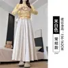 Culottes color arroz integral estilo Yamamoto para mujer, nueva colección primavera 2026, de cintura alta, adelgazantes, de corte holgado y relajado, pantalones de pierna ancha suaves y cómodos