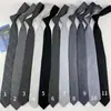 Gris claro Gris oscuro Gris azulado Algodón Lana Hilo de mano Rayas coreanas Estilo académico Británico Hombres y Mujeres Corbata libre