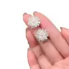 Aretes de Fuegos Artificiales Super Brillantes, Súper Ambiente de Hada, Lujo Ligero, Elegantes, Modernos y Versátiles, Aretes de Lujo Ligero de Nicho de Alta Gama