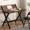 Mesa Plegable, Escritorio Móvil, Mesa para Computadora, Mesa Pequeña para Comer, Mesa para Estudio en Casa, Mesita de Noche Simple para Casa de Alquiler, Estilo Nórdico