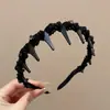 Faixa de cabelo antiderrapante com dentes estilo francês para mulheres, adequada para maquiagem e lavar o rosto, uso diário, presilha alta para cabelo, acessório de cabelo