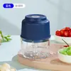 Picadora de Ajo Eléctrica Transfronteriza, Picadora de Verduras, Procesador de Alimentos para el Hogar, Miniprensador de Ajo Recargable, Procesador de Alimentos Multifuncional para Bebés