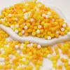 Poliéster Color Alta Elasticidad Pompon Bola de Felpa Pequeña Niños de Jardín de Infancia DIY Decoración Hecha a Mano Material Accesorios Pompon Pequeño