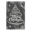 Pintura em lata de Natal atacado Véspera de Natal pintura decorativa de ferro fornecimento transfronteiriço Europa e Estados Unidos decoração de atmosfera festiva retrô