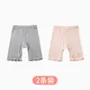 Leggings de Verano para Niñas, Shorts Finos de Seguridad de Modal Anti-Exposición, Shorts hasta la Rodilla para Bebé para Usar por Encima