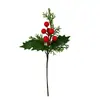 Decoração de Galho de Pinheiro com Frutas de Natal Cenário Preparação Decoração de Mesa Galhos Artificiais de Cedro Pinhas Árvore de Natal Transfronteiriço
