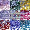 SS6-30 fundo de borracha 40 cores cor especial de vidro perfuração a quente diamante plano redondo fundo olímpico roupas decorações DIY