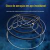 Disco de Aeração de Aço Inoxidável Nano-Micro poroso para Tanque de Peixes, Disco de Aeração, Disco de Oxigenação, Tratamento de Esgoto, Aquicultura, Oxigenação Subaquática