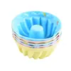 Forminhas de Silicone para Muffin Forminhas de Doce para Muffin Forminhas de Bolo Formas Triangulares para Torta Ferramentas de Confeitaria Formas Antiaderentes Sobremesas