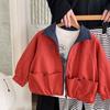 Jaqueta Infantil Bangcheng 2026 Primavera Nova Estilo Coreano Meninos e Meninas Jaqueta Solta Cardigan de Outono para Bebê Tendência Atacado