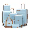 Mala de viagem com zíper de grande capacidade personalizada para exportação, mala com senha para Amazon, mala de viagem com rodas universais em PC