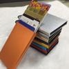Porta Cartões de Liga de Alumínio do Fabricante Porta Cartões de Crédito Porta Cartões com Proteção RFID Porta Crachá Pode ser Impresso com Logotipo