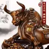 Toro Toro Atrae Riqueza Toro Feng Shui Adorno Entrada Objeto Auspicioso Oficina Sala de Estar Gabinete de Vino Regalo