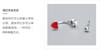 S925 Sterling Silver Stud Brincos Adorável Vermelho Adorável Brincos Sterling Silver Sweet Small Ball Back Hanging Temperament Earrings