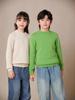 Andy Suéter de Punto de Terciopelo Cuello Alto Manga Larga Base Simple Mismo Estilo para Hombres y Mujeres Ropa de Otoño e Invierno para Niños