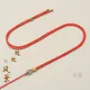 Cordão para Pingente Atacado Multi-Color Cordão de Pescoço Ágata de Jade Cordão Trançado Ajustável Cordão de Colar Cordão de Contas de Jade