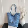 Bolsa de Ombro Estilo Relaxado e Preguiçoso, Bolsa Transversal Estilo para o Dia a Dia, Bolsa Tote Estilo Coreano Estampa de Leopardo Estilo Literário