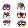 Novedad Gafas de Papel con Tema de Héroe Spiderman Decoración para Fiesta de Cumpleaños Infantil Máscara Accesorios para Fotos Suministros