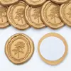 Pegatinas de Sellos de Cera para Bodas al por Mayor en Stock con Mensajes de Bendición, Pegatinas de Sello de Carácter Doble Felicidad para Sobres de Boda, Etiquetas de Sello de Cera