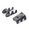 Muebles hebilla de tubo cuadrado conector de estante para mesa hebilla hembra de estante para mesa accesorios conector de tubo cuadrado hebilla de ángulo recto mayoreo