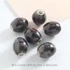 Accesorios de Ropa Coloridos Cerámica Ovalada Cuentas Sueltas Cadena de Teléfono Móvil Pulsera Material Cuentas de Agujero Grande Joyería DIY Lote Spot