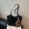 Bolsa Vintage de Grande Capacidade para Mulheres 2025 Inverno Nova Casual para o Dia a Dia Bolsa de Ombro com Bolsa Tote Estilo Western