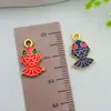 Colgante de Color Dorado Antiguo Conservador del Color Atractor de Fortuna Auspicioso con Goteo de Aceite para Pulsera Collar DIY Accesorios de Joyería