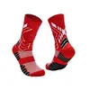 Calcetines de fútbol de tubo medio engrosados en la planta, transfronterizos, para adultos y niños, absorbentes de sudor y transpirables para entrenamiento de baloncesto