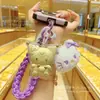 Beige Agua Mismo Estilo Encanto Dorado para Teléfono Oro Puro 999 Peluche Kuromi Hello Kitty Accesorio para Bolso Llavero
