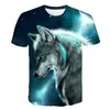 Moda Casual Masculina Crânio Preto e Branco 3D Casal Estampa Digital 3D Camiseta Solta para Homens e Mulheres Manga Curta