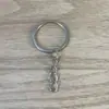Llavero Pulido Electroplateado con Broche de Langosta, Anillo para Llaves, Cadena, Llavero con Broche de Langosta, Cadena Colgante, Colgante de Muñeca