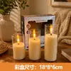 Luz de vela eletrônica simulada LED, acrílico, para casamentos, fotografia, role-playing, iluminação de guia, Natal, aniversários e expressar amor, luz de ambiente