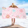 Toalla de Playa Transfronteriza, Microfibra de Secado Rápido, Doble Cara, Estampado Digital, Libre de Arena, Protección Solar, Chal Grande