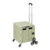 Carrito Trepador de Escaleras Seleccionado Cuidadosamente Caja de Almacenamiento Plegable Caja de Almacenamiento Exterior con Ruedas de Plástico Engrosado Caja de Almacenamiento para Coche Xiaomi