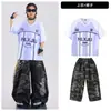 Disfraz de Rendimiento de Hip Hop Street Dance para Niños Conjunto de Desfile de Moda Estilo Hip Hop Americano para Niños Ropa Moderna de Street Dance para Niños Verano