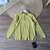 Conjunto de dos piezas para ir al trabajo al aire libre a principios de otoño con cuello semiabierto y costuras termoselladas, camiseta base de manga larga 13457