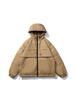 Nanxia Disfraz Nueva Chaqueta de Plumas Reversible de Moda Holgada para Hombre y Mujer con Capucha Marca Trendy de Exterior Más Terciopelo