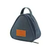 Nueva bolsa térmica infantil transfronteriza para estudiantes de primaria, mini bolsa triangular para bolas de arroz, linda y portátil lonchera, bolsa para snacks para exteriores