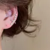 Clip para Oreja~Corazón de Zirconia Pendientes Elegantes Exquisitos Modelo Nuevo 2026 Clip para Hélice de Oreja Sin Perforar Accesorios para Oreja de Lujo Ligero Gama Alta