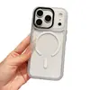 Compatible con Funda Magnética para Teléfono Apple 18 Pro Max Dorada Escudo Ojo de Águila iPhone 16 Metal Lente Cubierta Protectora Transparente