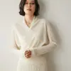 Suéter de Punto de Cachemira para Mujer de Venta Caliente Transfronteriza Otoño e Invierno, Nuevo Suéter de Punto de Lana de Manga Larga con Cintura Ajustada para Otoño e Invierno