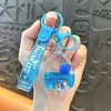 Chaveiro criativo de sorvete de fruta a óleo de verão pingente de bolsa fofo chaveiro de carro presente de máquina de pegar pelúcia atacado