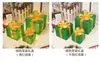Caja de Regalo Navideña Y Juego de Tres Piezas Luces Decorativas Decoración Interior Navideña Arreglo Luces de Colores Caja de Regalo Brillante